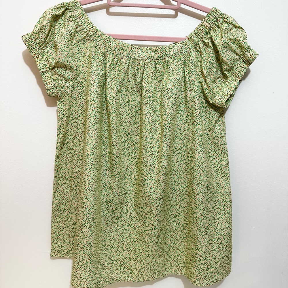 Ann Mashburn Floral Printed Top - Size Small